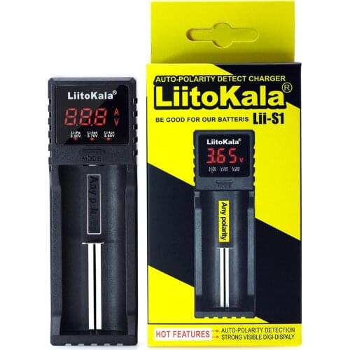 Liitokala Lii-500 100 S1 PL4 Lii-PD4 battery charger, charging 18650 18350 18500 16340 17500 21700 26650 NiMH lithium battery