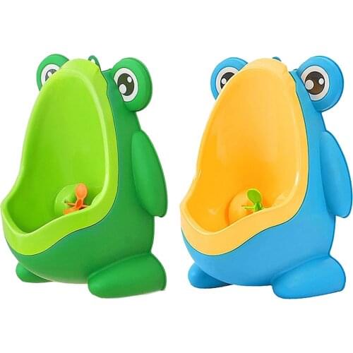 Frog Little Boys Pee Toilet Kids Potty Urinal Wall Mounted Easy to Clean