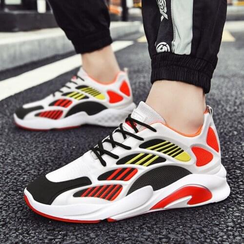 Basket Homme Sneakers 2021 Fashion Trendyol Mens Shoes Breathable Light Sports Running Male Sneakers Non-Leather Casual Shoes
