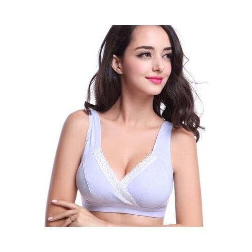 Pregnant Womens Underwear Gather Pregnant Lactation Period Bra Underwear Women Summer Thin Anti - droop Bra