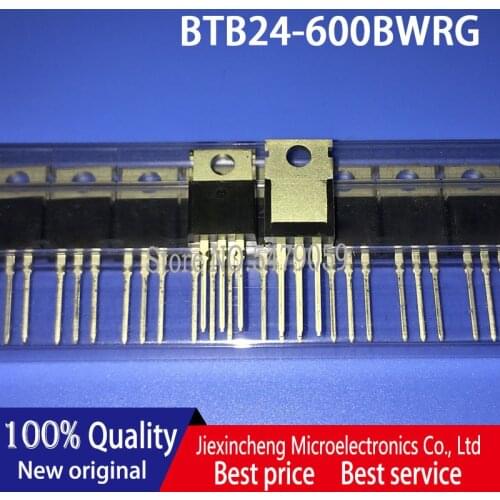 New original BTB24-600BW BTB24-600BWRG BTB24 TO220 25A 600V TRIAC ALTERNISTOR