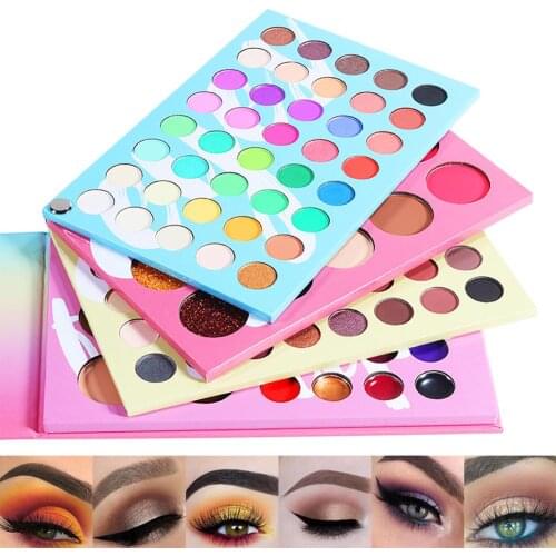 121 Colors Eye Shadow Palette Makeup Palette Shadow Tray Matte Shimmer Glitter Good Pigment Makeup Eyeshadow Pallette Powder