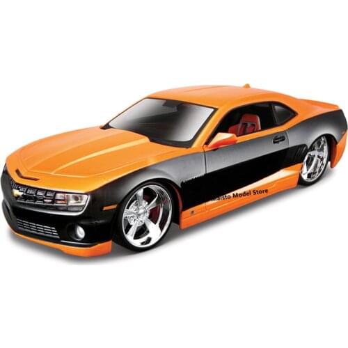 Maisto 1:24 2010 Chevrolet Camaro SS Assemble Model kits Assembly line die-cast precision model car Model collection gift
