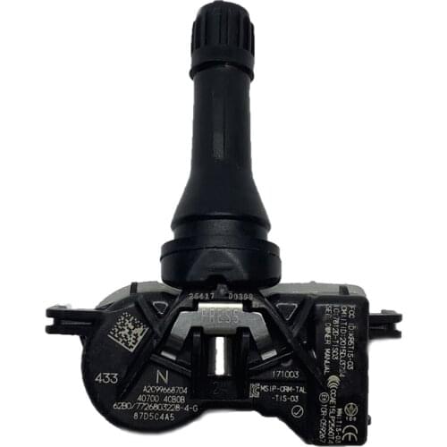 Tire Pressure Sensor Monitoring System 40700-4CB0B 407004CB0B 433MHZ TPMS For N ISSAN Q ASHAI J11 for R ENAULT L ADA