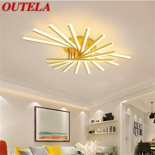 OUTELA Nordic Ceiling Lights Modern Creative Lamps LED Home Fixtures For Living Dinning Room