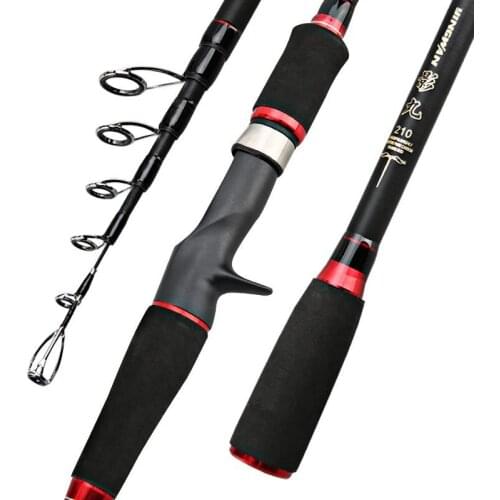 Outdoor Fishing Rods Casting Rod Spinning Rod Fishing Accessories Telescopic Fishing Rod Tackle 1.8M 2.1M 2.4M 2.7M X254G
