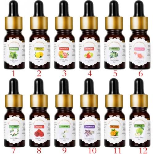10ml Car Natural Plant Essential Air Humidifier Freshener Water Soluble Perfume Oil Air Fresher Fragrances Deodorants
