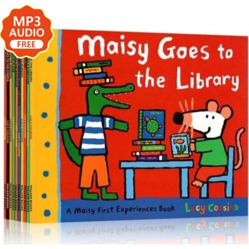 Big Size 16 Books/Set Maisy Swim Bag Wave Mice Mouse English Picture Story Book Children Learning Educational Toys Learning Toys