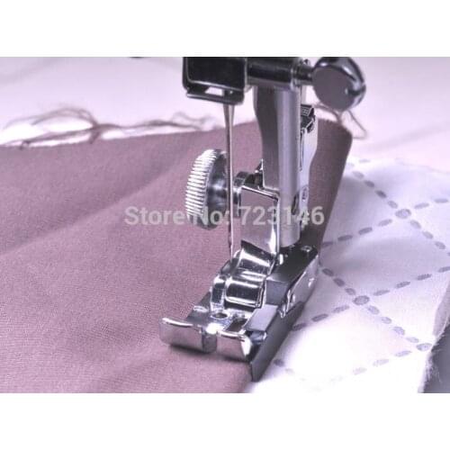 2015 Promotion New Foot for Sewing Machine Snap-on 1/4 Seam Foot Feet for Household Sewing Machine Guide The Fabric