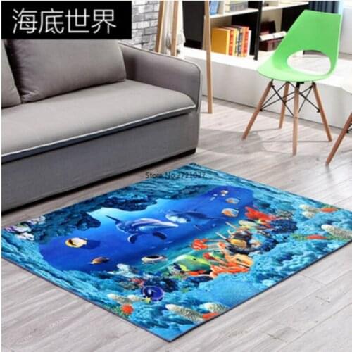 3D Carpet Printing Carpet Childrens Bedroom Carpet Floor Mat Door Mat
