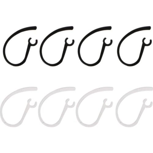 4 Pairs/Set Replacement 7mm Earhook Earloop Clip For Bluetooth Headset Earphone