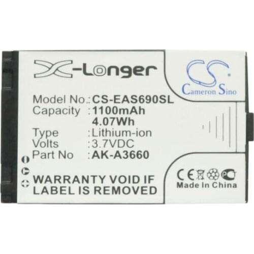 Cameron Sino 1100mah battery for EMPORIA A3690 SafetyPlus AK-A3660 BAT-A3690 Mobile, SmartPhone Battery