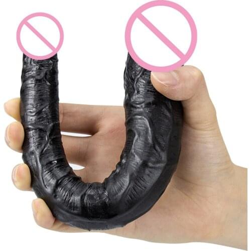 Bestco 18+ Double Head Anal Plug Dildos Prostate Massage Vagina Anus Stimulate Goods Erotic Adult Sex Toys For Couples Gay