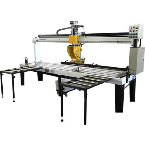 Automatic quartz stone cutting machine electric stone chamfering and edge grinding machine infrared desktop cutting machine