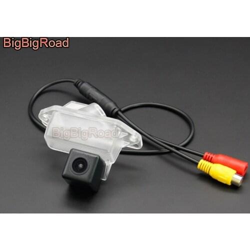 BigBigRoad Vehicle Wireless Rear View Reversing Camera HD Color Image For Mitsubishi EVO IO 8 9 10 Eclipse Lancer EX 2008-2015