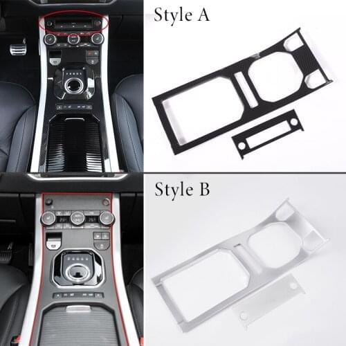 Car Center Console Gear Shift Panel Frame Decoration Cover Trim For Land Rover Range Rover Evoque 2012-2018 Interior Accessories