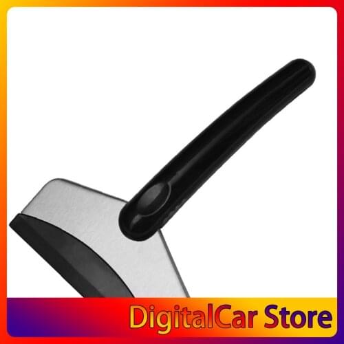 Car Snow Shovel Stainless Steel Snow Scraper Household Refrigerator Defroster Shovel Short Car Accessories