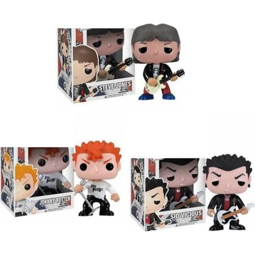 Movie&Tv johnny rotte 20# sid vicious 21# steve jone 32# Collection Action Figure Toy For Children