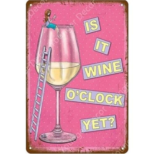 Cold Drinks Metal Tin Signs Beer Plaque Vintage Tiki Bar Wall Decor Man Cave Decorative Plate Painting Wine Poster YI-131