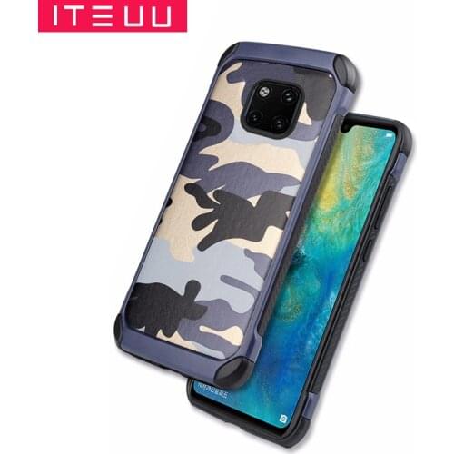 ITEUU Mate 20/Mate20PRO Army Camouflage Case for Huawei Mate 20 Mate 20 Pro Heavy-duty Anti-knock Shockproof Back Cover Shell