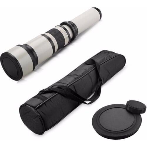 JINTU 650-1300mm f/8-16 Super Telephoto Zoom Lens for Fuji Fujifilm X Mount X-A5 X-A20 X-A10 X-A3 X-A2 X-A1 X-T2 X-E3 X-E2S