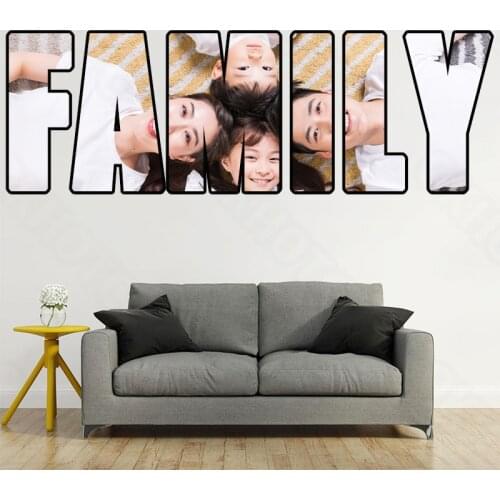 Name Letter Custom Canvas Painting Any Picture Home Decoration Painting Frameless Creative Sincere Gift Personality Painting