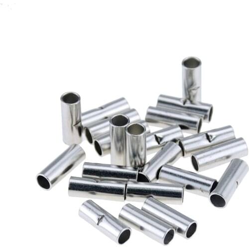 BN1.25-22 Butt Wire Connector AWG 22-4 Copper Tinned Splice Crimp Terminal Sleeve Bare Terminals Crimping Connectors Kit