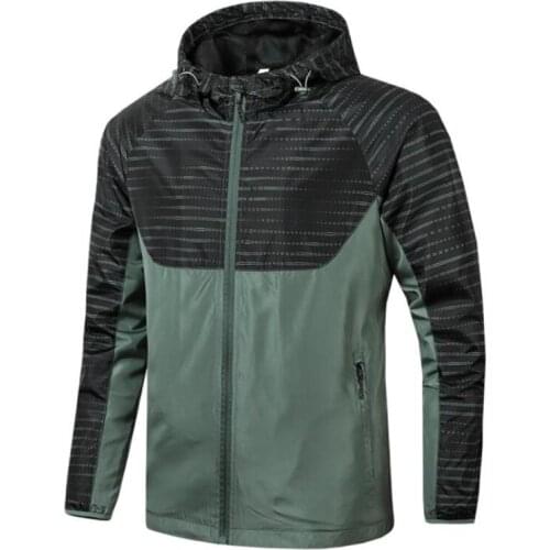 Spring Men Hiking Thin Hooded Jackets Outdoor Sports Fishing Camping Breathable Climbing Summer Trekking Coat