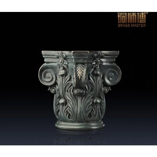 Copper copper ornaments master "Rome" Home Furnishing Crafts Ornament accessories stigma living room decoration
