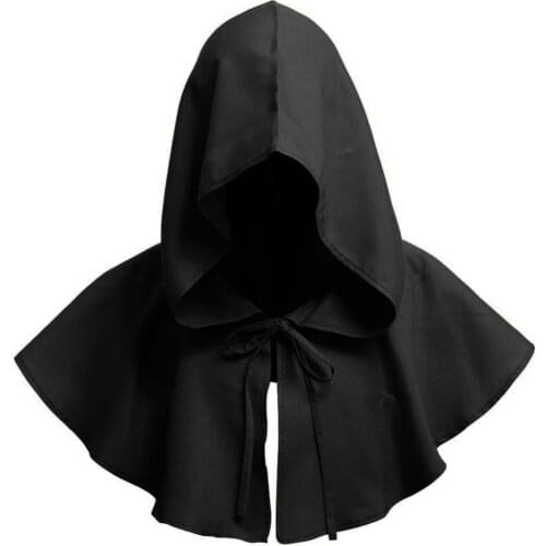 Male and female adult Halloween costumes Death Cloak Medieval Cloak Performance Costume