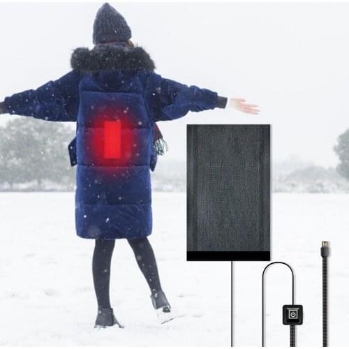 Outdoor Climbing Electric Heating Pads Cloth Heater Pad Winter Waist Abdomen Cushion Warmer Heater