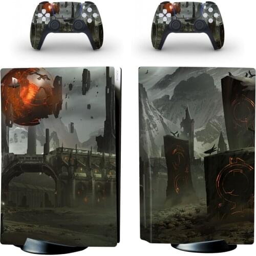 Ruin PS5 Standard Disc Edition Skin Sticker Decal Cover for PlayStation 5 Console & Controller PS5 Skin Sticker Vinyl