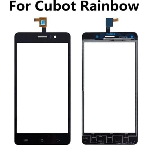 For Cubot Rainbow 5.0" Touch Screen Front Glass ( ON LCD) Outer Panel Display Repair Replacement Part