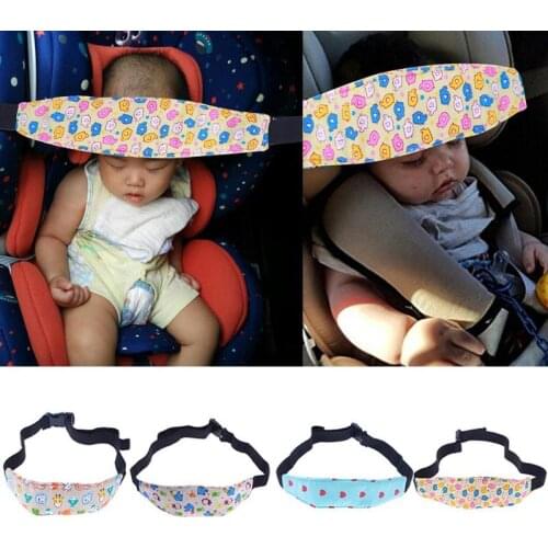 Cute Car Pillows Safety Car Seat Sleep Nap Head Band Children Head Protection Baby Chair Headrest Sleeping Support Holder Belt