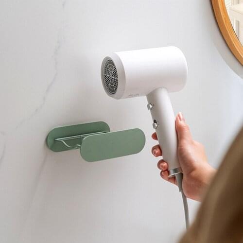 Hair Dryer Rack Steel Shelf Bathroom Hanger Holder Wall Hanging Hair Dryer Bracket Storage Rack Home Bathroom Accessories