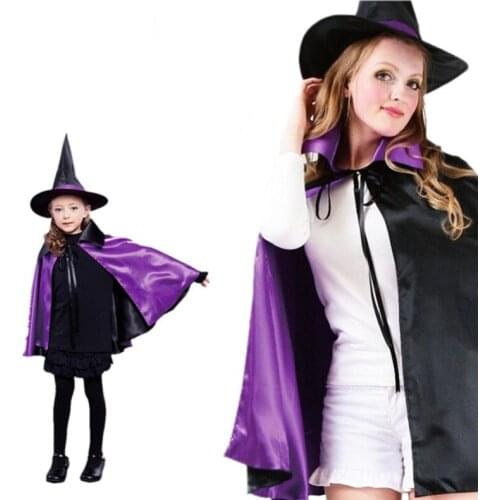 Unisex Hooded Halloween Christmas Cloak Costumes Party Cape
