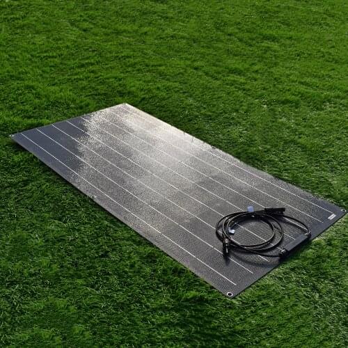 Waterproof Adhesive Thin Film 100W ETFE Flexible Solar Panel China Monocrystalline Solar Cell for Car RV boat