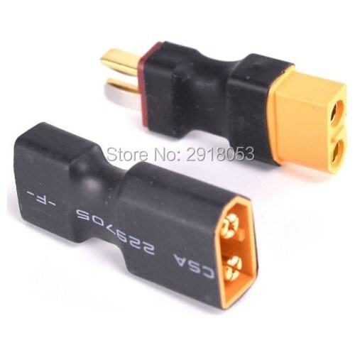 XT60 to T Dean Plug Conversion Connector For Battery & Charger RC Quadcopter