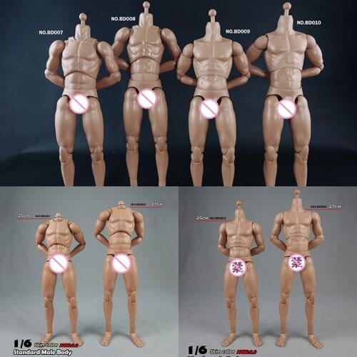 BD001/BD002/BD003/BD004/BD007/BD008/BD009/BD010 1/6 Male Standard Muscle Body Narrow Shoulders 2.0 Model for 12'' Action Figure