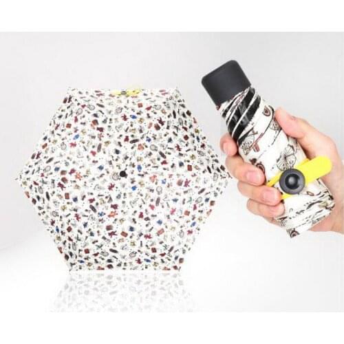 170377/Vinyl/Sunny rain / dual use umbrella/Mini Pocket Umbrella Clear Mens Umbrella Windproof Folding Umbrellas