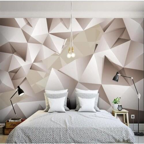 Geometric wallpapers 3d stereoscopic wallpaper 3D three-dimensional minimalist abstract mural TV background wall