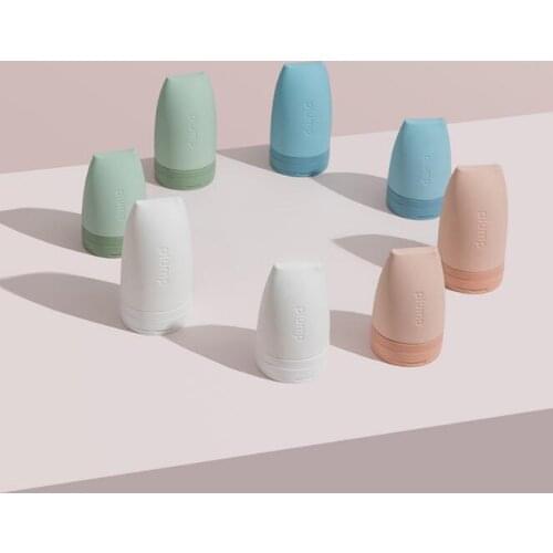 50Pcs/Lot 2 Size Silicone Skin Care Portable Empty Lotion Bottle Detachable LeakproofShower Gel Shampoo Travel Sub Bottle HA2488