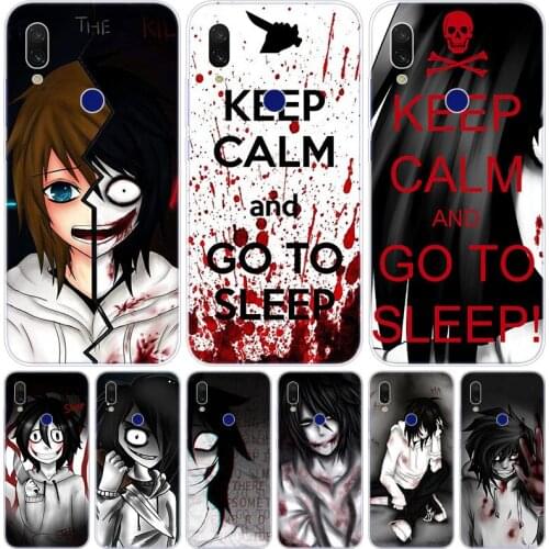 Anime Jeff The Killer Silicone Case for Xiaomi Redmi K20 5X 6X Play A1 A2 8 Lite 7A 6A S2 Y2 Y3 Note 4X 5 6 7 Pro F1 Soft Cover