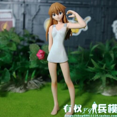 Bandai NEONS GENESIS EVANGELIONS EVAS Ayanami Rei Desktop Decoration Collection Boutique Action Figures Toys