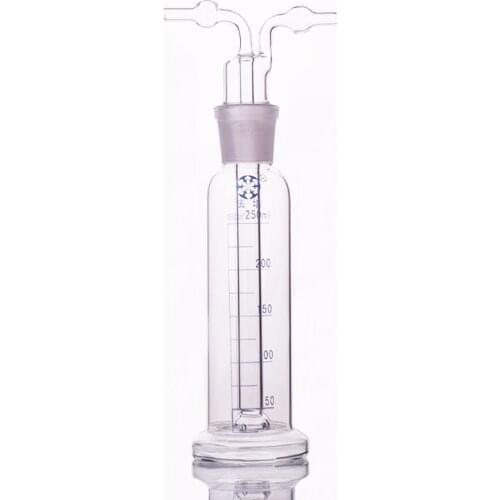Monteggia gas washing bottle ,Capacity 250ml,Lab Glass Gas Washing Bottle muencks,Shisha hookah