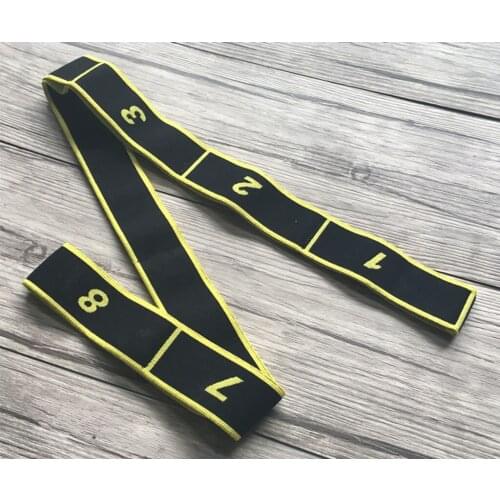 Latin Dance Elastic Stretch Belt Exercise Pull Strap Yoga Body Resistance Bands Elastic yoga segment praktijk arm kracht A3065
