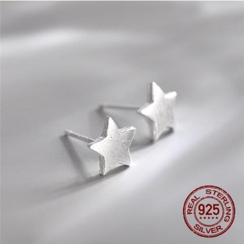 INEFFA New Arrival Fashion 925 Sterling Silver Star Flowers Earrings for Women Girls Gift Fashion Statement Charm Jewelry 2021