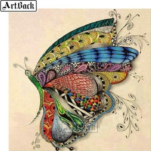 New Arrival 5D Diamond Painting Color Butterfly Pattern Full Square Drill Diamond Embroidery Mosaic Home Decoration Painting