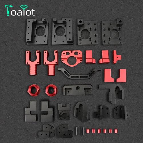 Pre-saleToaiot Voron V0.1 Corexy 3D Printer Frame Kit Black Red CNC Machined Metal Parts