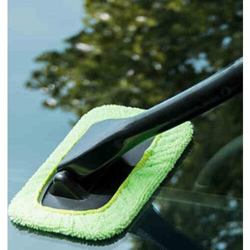 Window Cleaner Brush Kit Car Window Windshield Cleaning Wash Tool Inside Interior Auto Glass Wiper With Long Handle